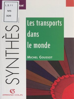 cover image of Les transports dans le monde